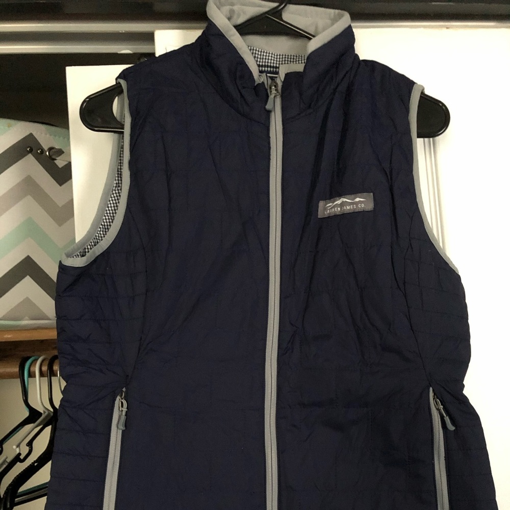 Lauren James Navy Vest